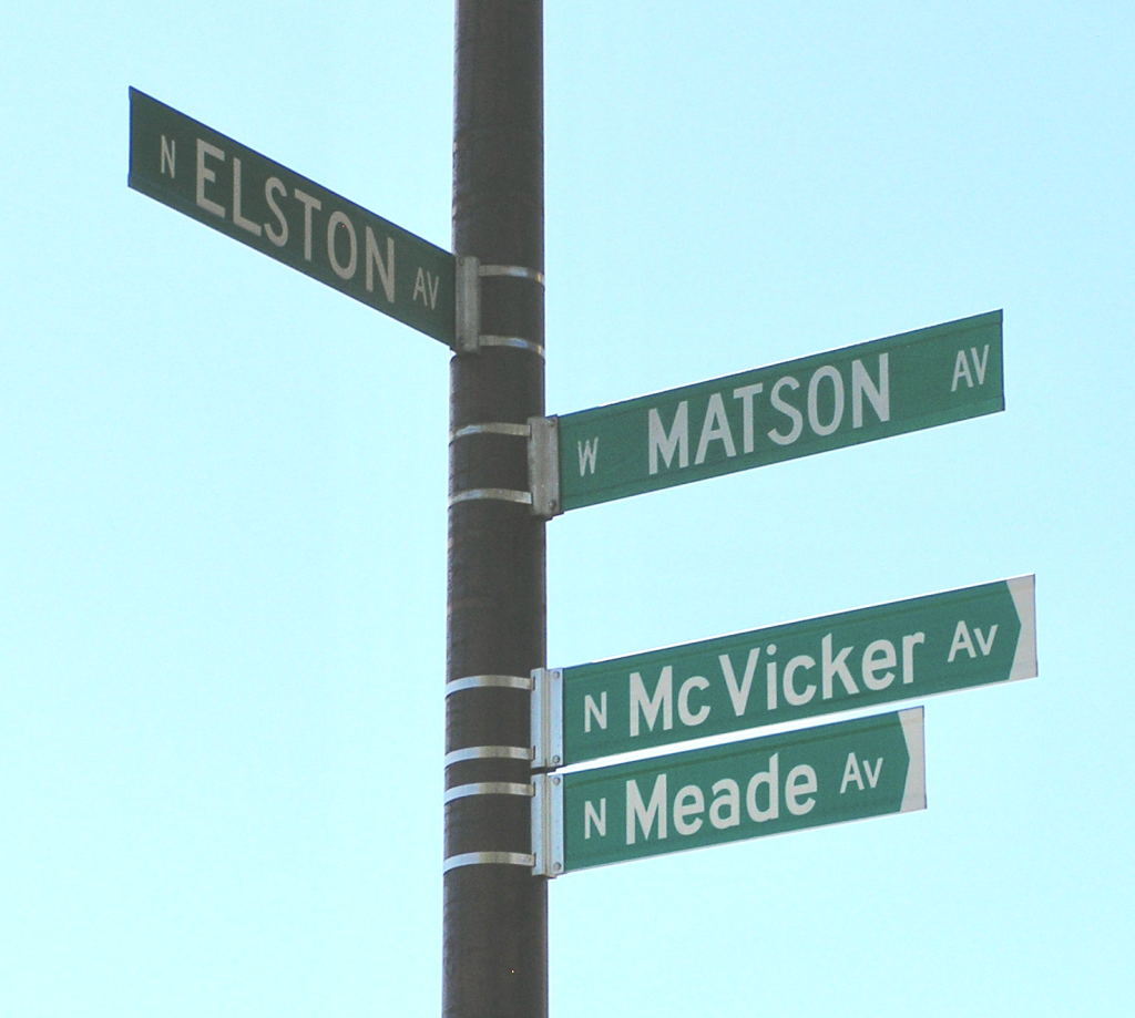 Street Signs/Lights - Gladstone Park: Hidden Gem of Northwest Chicago